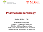Pharmacoepidemiology: Kris Filion