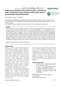 Insilico gene expression and protein structure a comparative