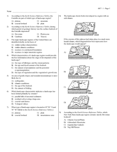 Name: 1) According to the Earth Science Reference Tables, the