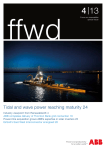 Tidal and wave power reaching maturity 24
