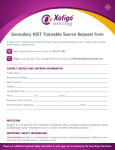 Xofigo Secondary NIST traceable source request form