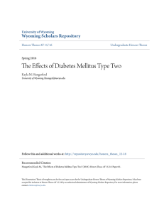 The Effects of Diabetes Mellitus Type Two