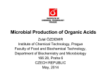 Microbial Production of Organic Acids