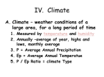 IV. Climate