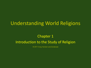 1 - Understanding World Religions