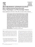 Altered Biodistribution of Radiopharmaceuticals