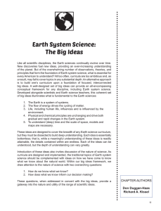 Earth System Science: The Big Ideas