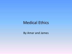 Medical Ethics