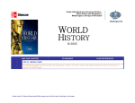 World History and Geography I