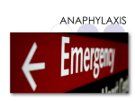 ANAPHYLAXIS