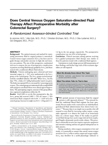 Does Central Venous Oxygen Saturation-directed Fluid