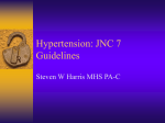Hypertension: JNC 7 Guidelines