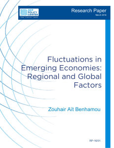 Fluctuations in Emerging Economies: Regional and Global Factors