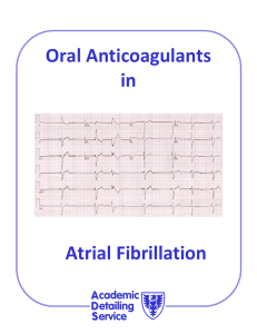Oral Anticoagulants in Atrial Fibrillation