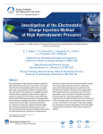 Investigation of the Electrostatic Charge Injection Method at High