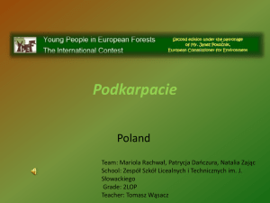 Podkarpacie - YPEF Young People in European Forests