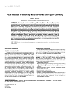 Full Text  - The International Journal of Developmental Biology