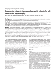 Prognostic value of electrocardiographic criteria for left ventricular