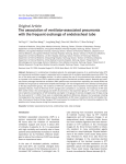 The association of ventilator-associated pneumonia with the