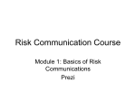 Risk Communication Course