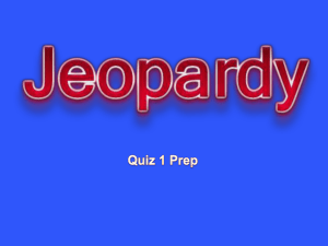 POWERPOINT JEOPARDY