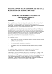 GUIDELINES FOR REFERRAL TO CONSULTANT ORTHODONTIC
