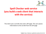 Spell Checker web service