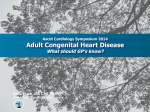 Adult Congenital Heart Disease