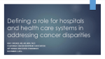 Using health services data to explore the links between cancer care