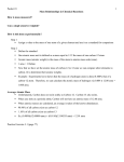 1 Packet #3 Mass Relationships in Chemical Reactions How is