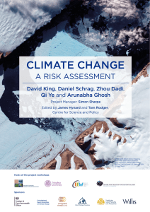 climate change - Centre for Science and Policy