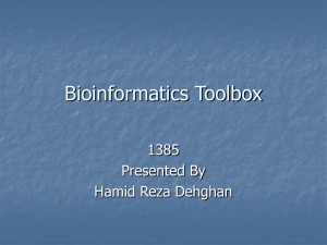 Bioinformatics Toolbox