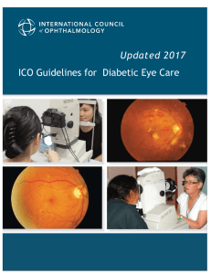2017 ICO Guidelines for Diabetic Eye Care