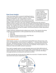Root Cause Analysis section from the Care Transition Toolkit