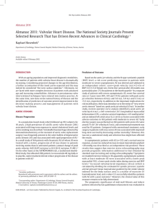 Almanac 2011: Valvular Heart Disease. The National Society