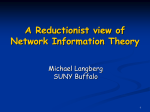 A Reductionist view of Network Information Theory