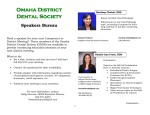ODDS Speakers Bureau - Omaha District Dental Society