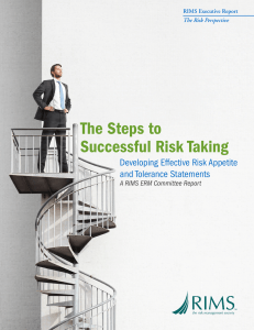The Steps to Successful Risk Taking