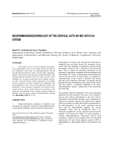 neuroimmunoendocrinology of the cervical auto no mic