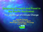 Washington`s Water Future - Institute for the Study of Society and