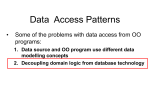 Data Access Patterns