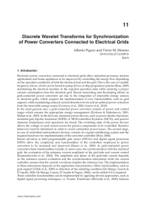 Discrete Wavelet Transforms for Synchronization of Power