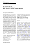 Spatial dynamics of Norwegian tetraonid populations