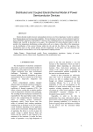 Distributed and Coupled Electrothermal Model of Power