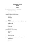 MIDTERM REVIEW QUESTIONS BLOCK B: Chapter 32 The ability