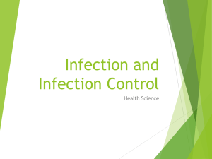 Infection and Infection Control
