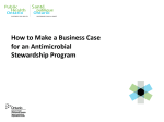 How to make a business case for an antimicrobial stewardship