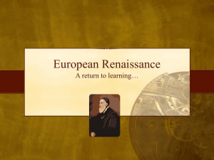 Renaissance means “rebirth”