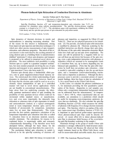 Phonon-Induced Spin Relaxation of Conduction Electrons in