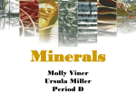 Minerals - AP Environmental Science